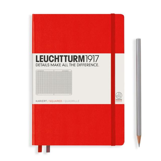 ロイヒトトゥルム1917（LEUCHTTURM1917) レッドA5方眼