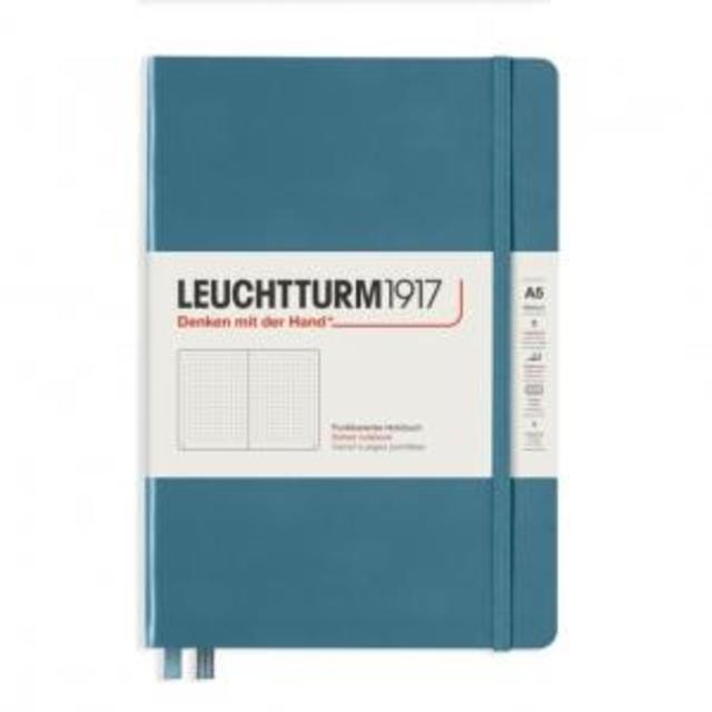 ロイヒトトゥルム1917（LEUCHTTURM1917) ストーンブルーA5無地