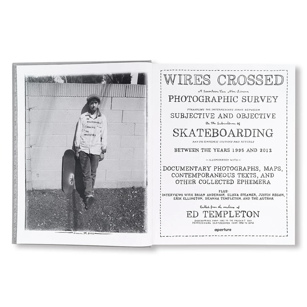 【LAUNCH EDITION／日本国内200枚限定ステッカー付き】WIRES CROSSED　Ed Templeton　エド・テンプルトン　写真集