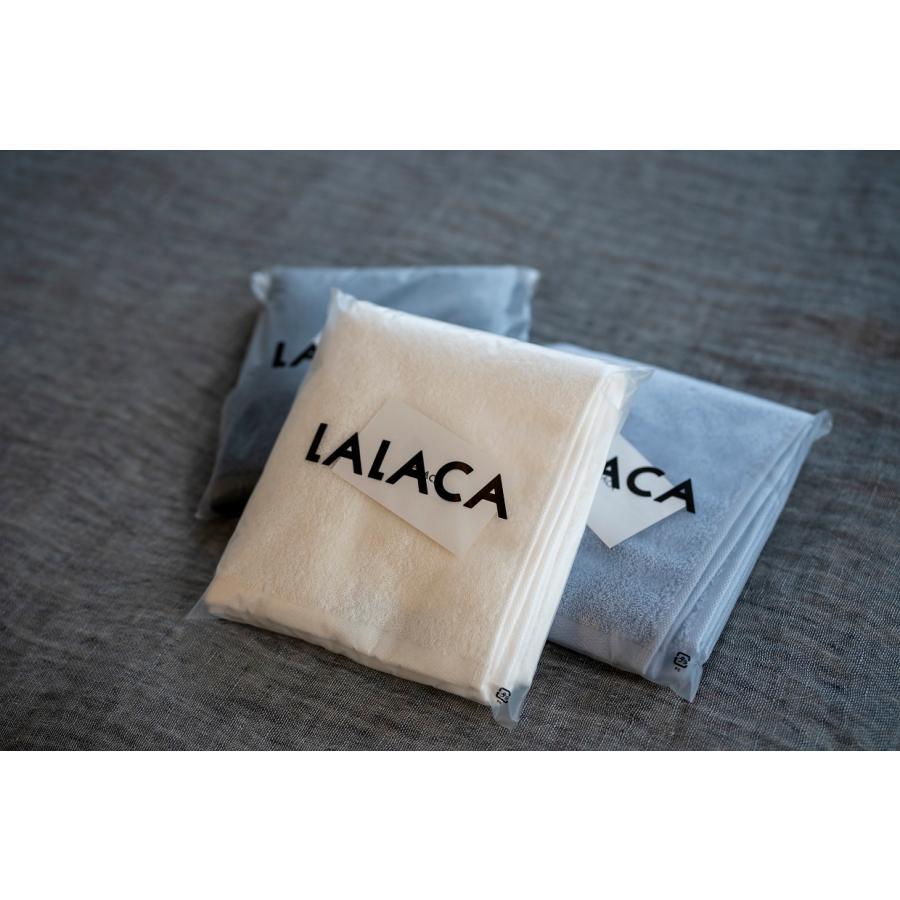 LALACA face towel charcoal ララカ フェイスタオル チャコール (34×80) (4550592018205)