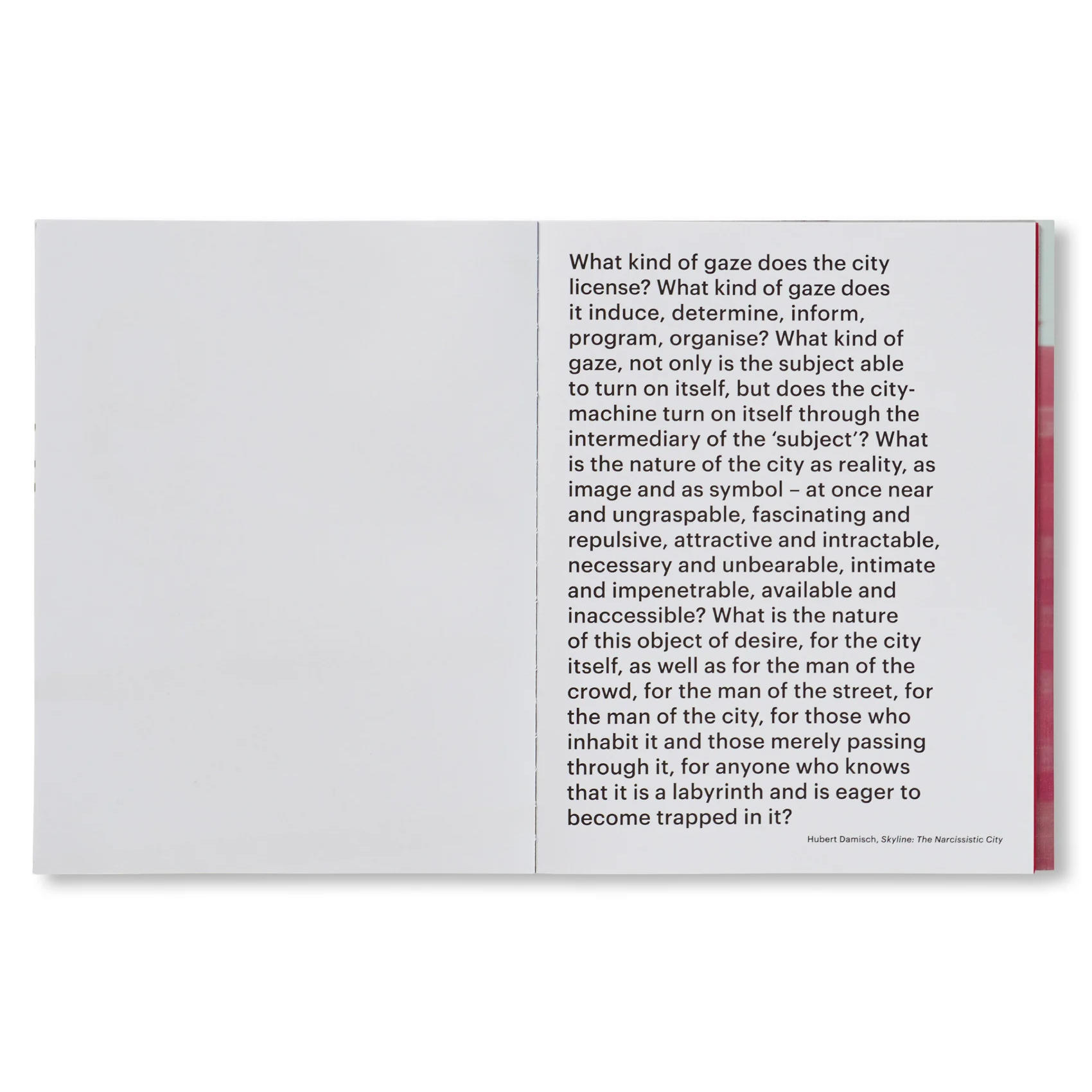 THE NARCISSISTIC CITY by Takashi Homma ホンマタカシ 作品集