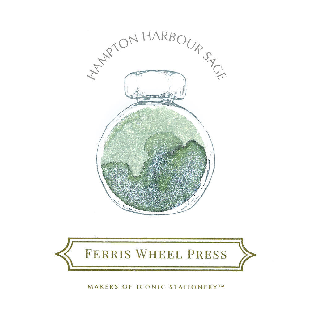【38ml】Ferris Wheel Press　 Hampton Harbour Sage　フェリス インク