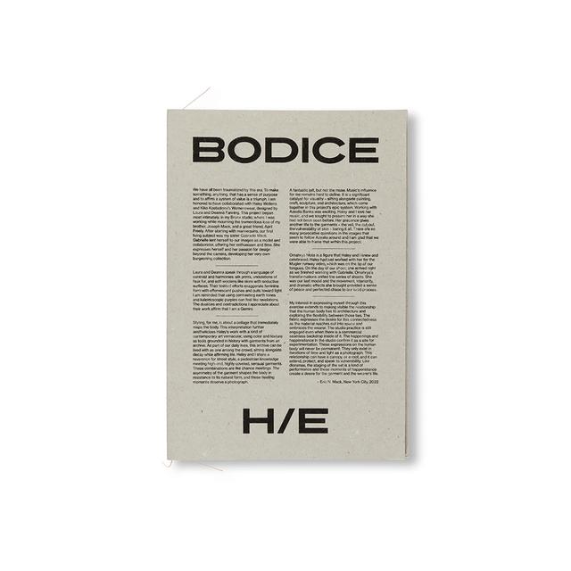 【500部限定】BODICE by Kiko Kostadinov（キコ・コスタディノフ）　ウィメンズコレクションアーカイブ集