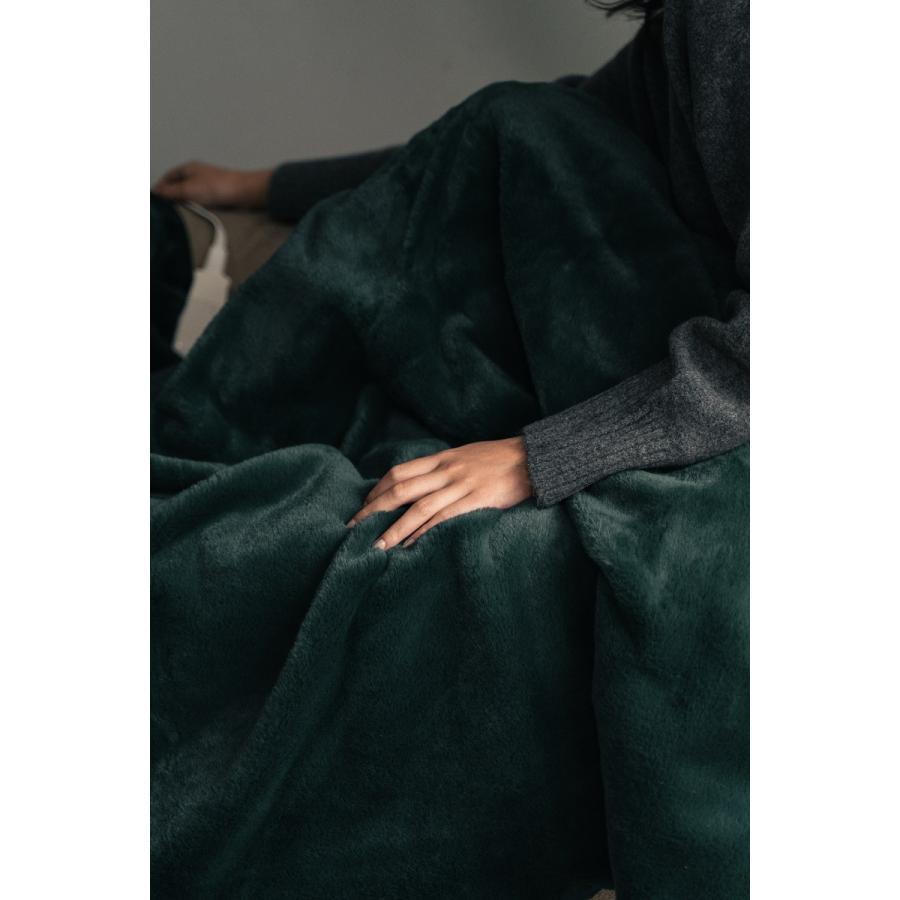  LALACA(ララカ） heated blanket sleep FGR(フォレストグリーン) 