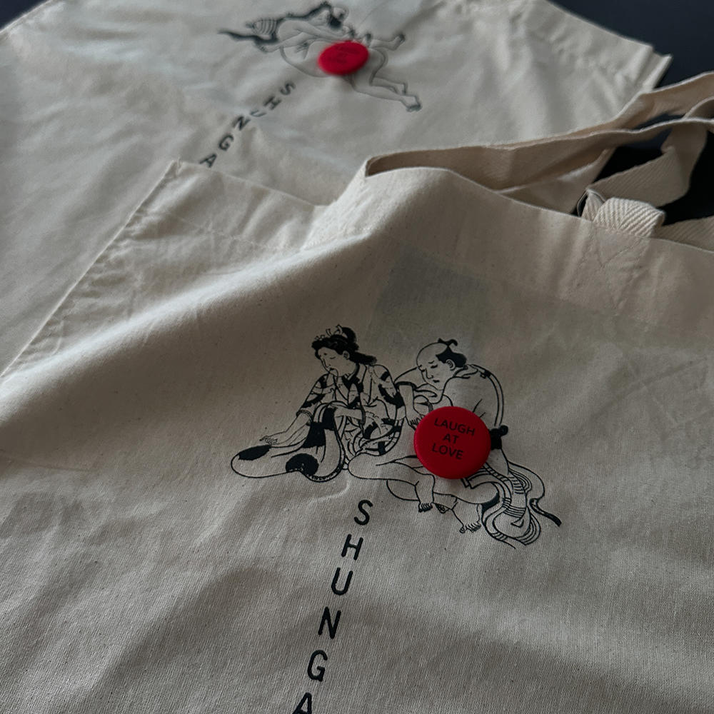 【春画フェア】エコバッグ（缶バッジつき）　2種類