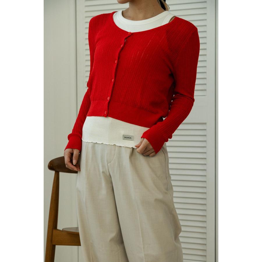 LALACA waist warmer ecru (ララカ ウエストウォーマー エクリュ)  腹巻