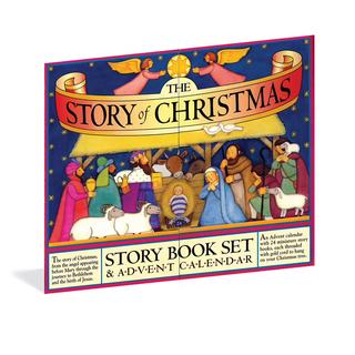 ストーリーオブクリスマスアドベントカレンダーThe Story of Christmas Story Book Set and Advent Calendar