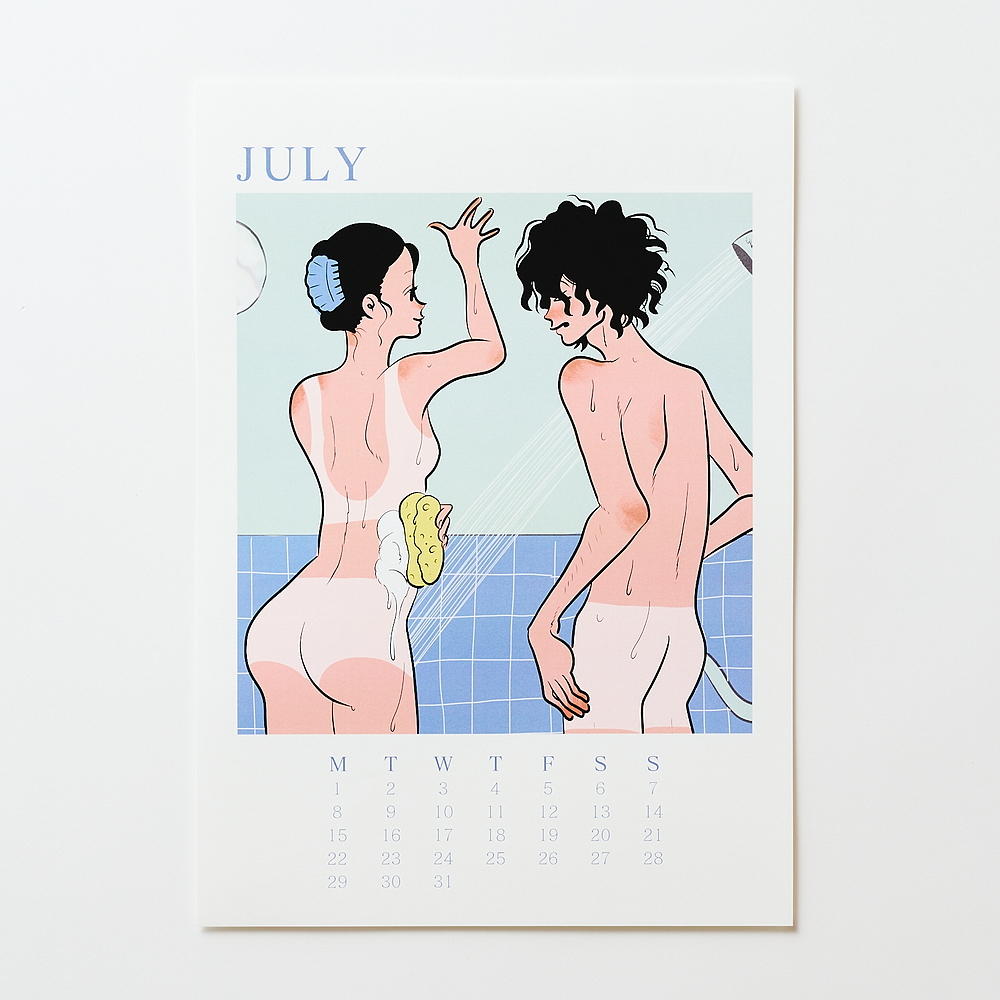 壁掛けカレンダー【たなかみさき】