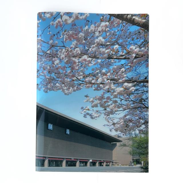 初代国立劇場さよなら記念グッズ A4ダブルポケットクリアファイル A  （国立劇場外観）