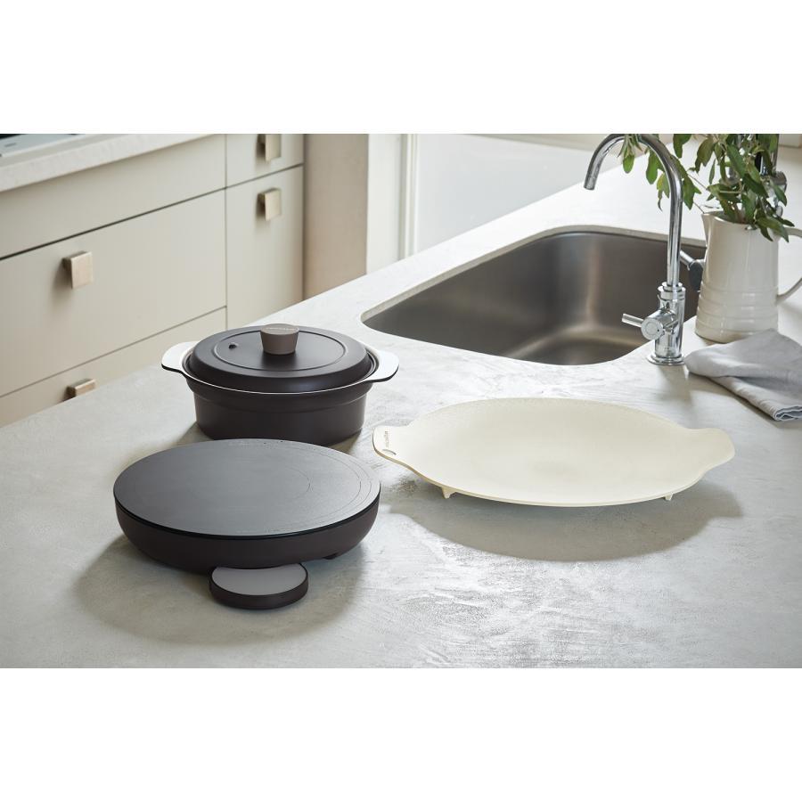 レコルト　卓上IHクッキンググリドル グレー