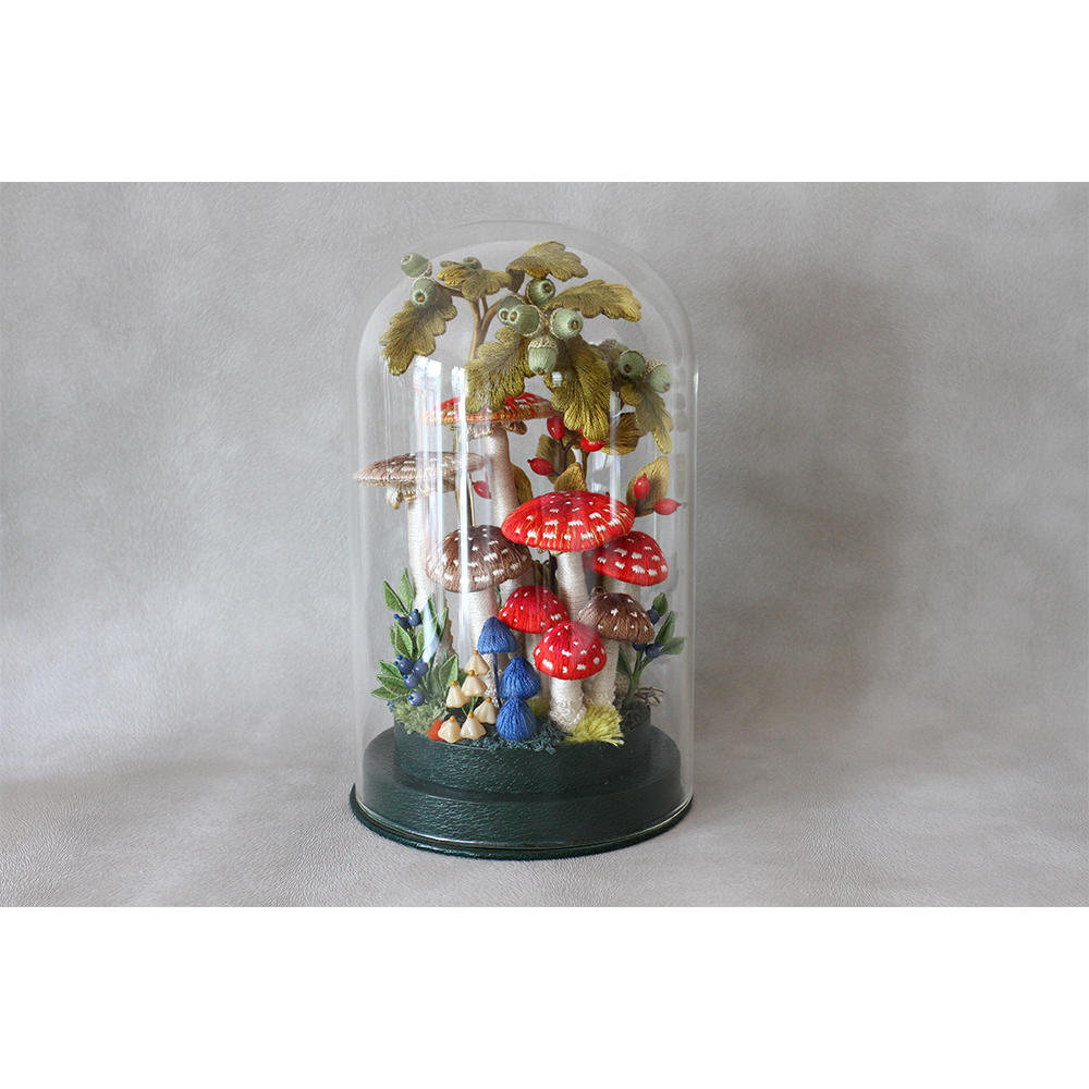 【PieniSieni】25_テングタケ・持ち手無しガラスドーム大