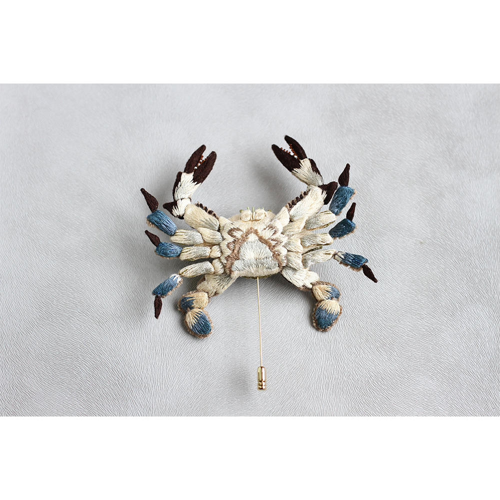 【PieniSieni】55_ワタリガニ・ハットピン