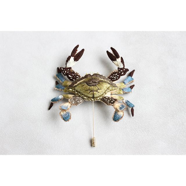 【PieniSieni】55_ワタリガニ・ハットピン