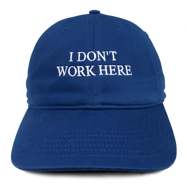 IDEA】SORRY I DON'T WORK HERE HAT (Blue) キャップ -の商品詳細 | 蔦 