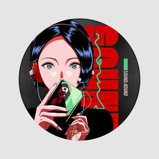 【作品】Sound round wm51 (Vinyl art)　※3月上旬〜中旬発送予定