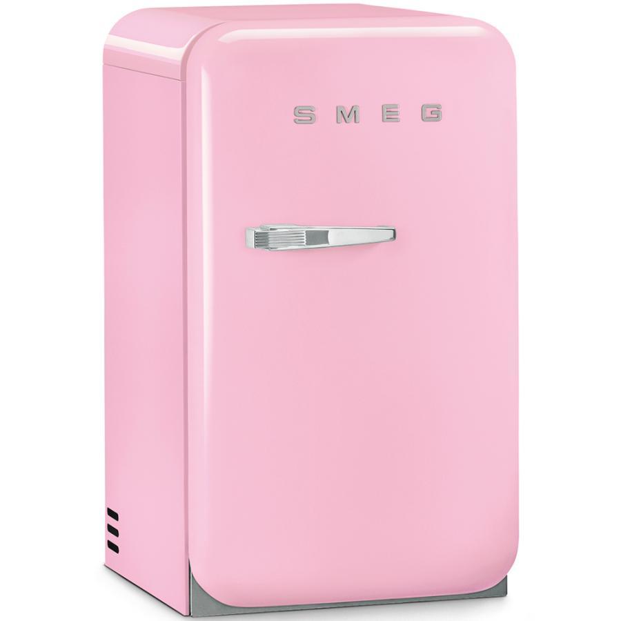 【受注発注品】SMEG(スメッグ) 冷蔵庫  FAB5（ピンク）