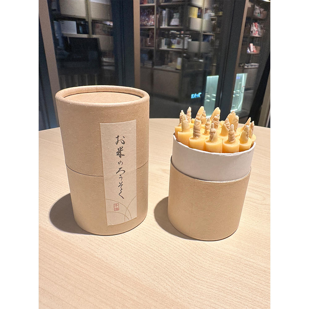 お米のろうそく 1号1箱+燭台（白） . -の商品詳細 | 蔦屋書店