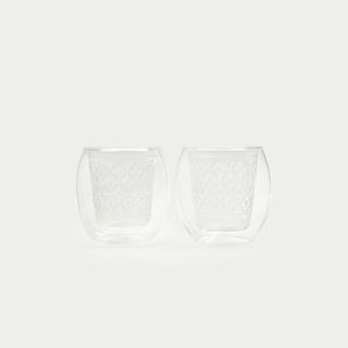 切子×ダブルウォールグラス　fuwan-浮碗-/白華・白華セット