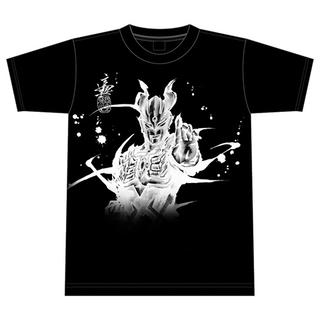 ウルトラマンゼロ　水墨画Tシャツ　黒(XL)