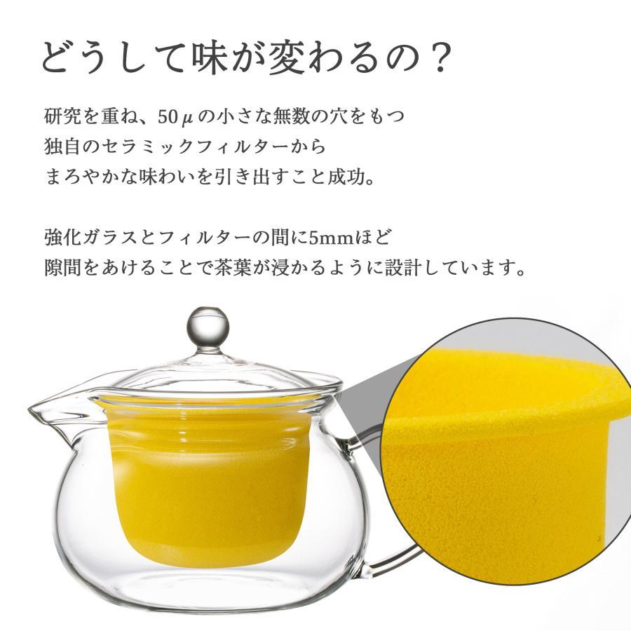 セラミックティーポット 葉ポット lemon yellow