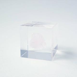 Sola cube　ローズクォーツ(4cm)