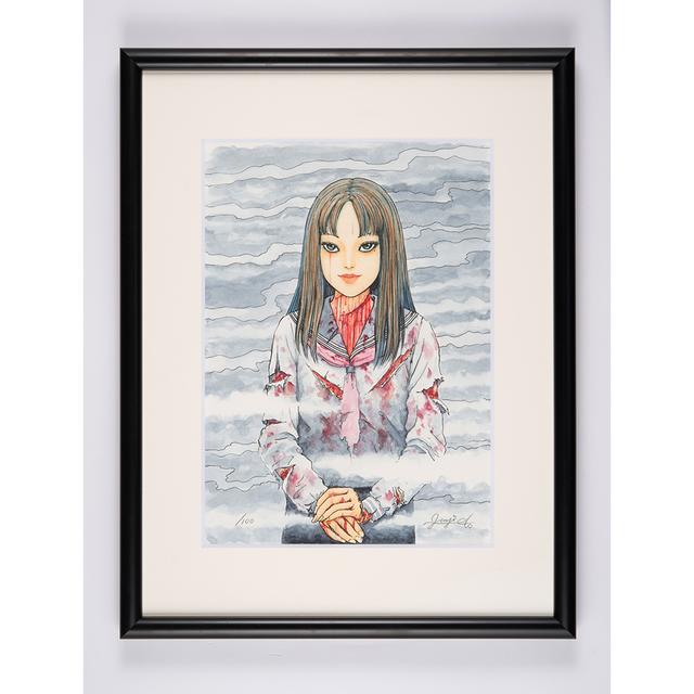 伊藤潤二 サイン入り初期 複製原画 富江 伊藤潤二 サイン入り初期 複製