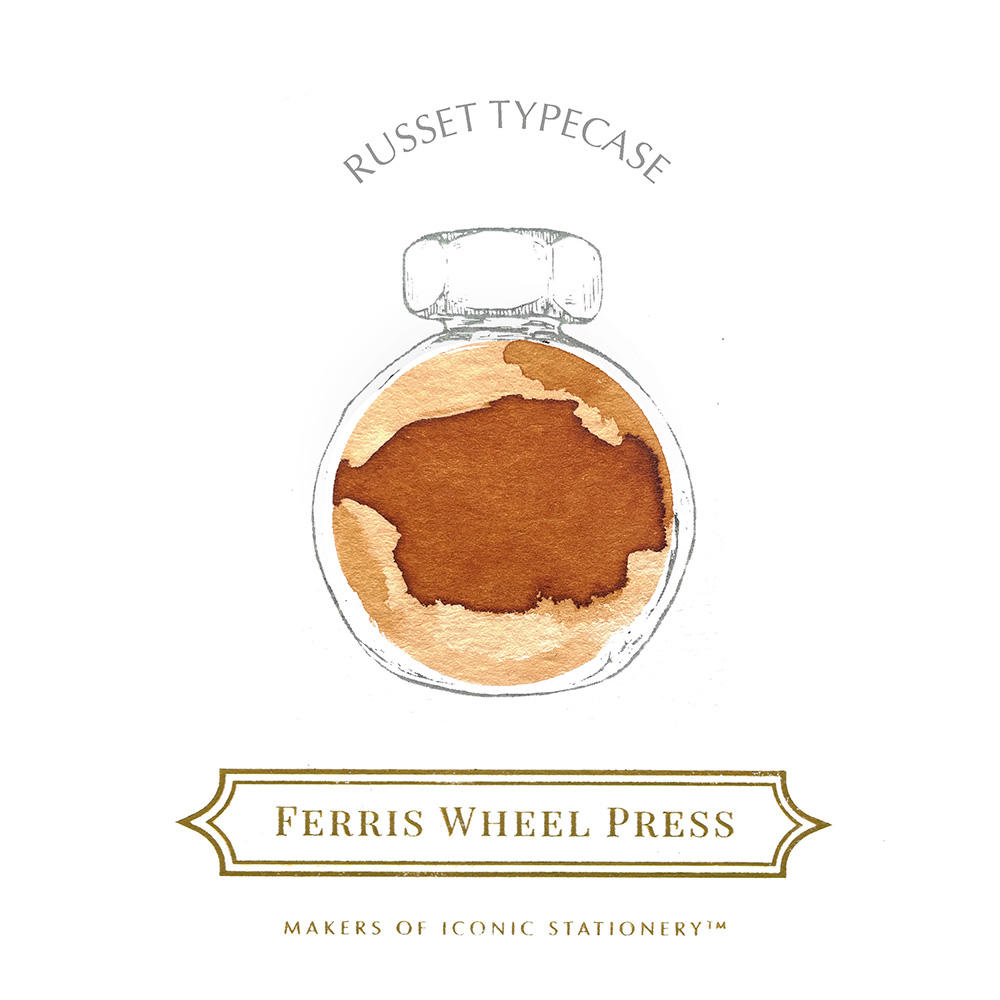 【予約】【38ml】Ferris Wheel Press　Russet Typecase　フェリス インク　※8月2日以降順次発送予定