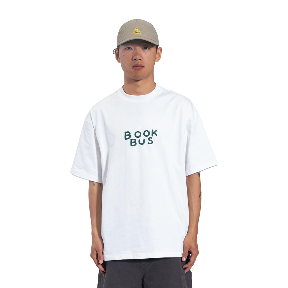 【Same Paper】Book Bus Tee Black Feat. CW Moss Tシャツ　ホワイト