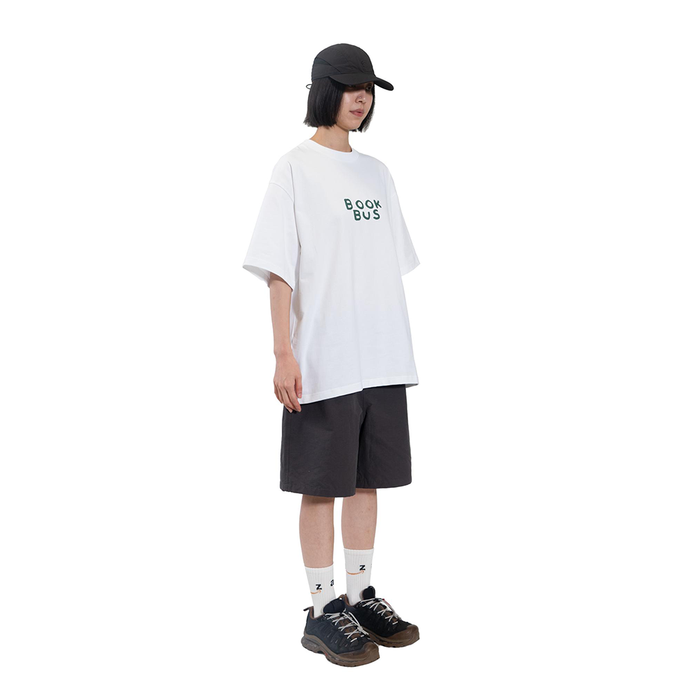 【Same Paper】Book Bus Tee Black Feat. CW Moss Tシャツ　ホワイト