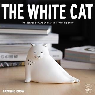 Vapour Park x 黒山キャシーラム コラボアートトイフィギュア《THE WHITE CAT》