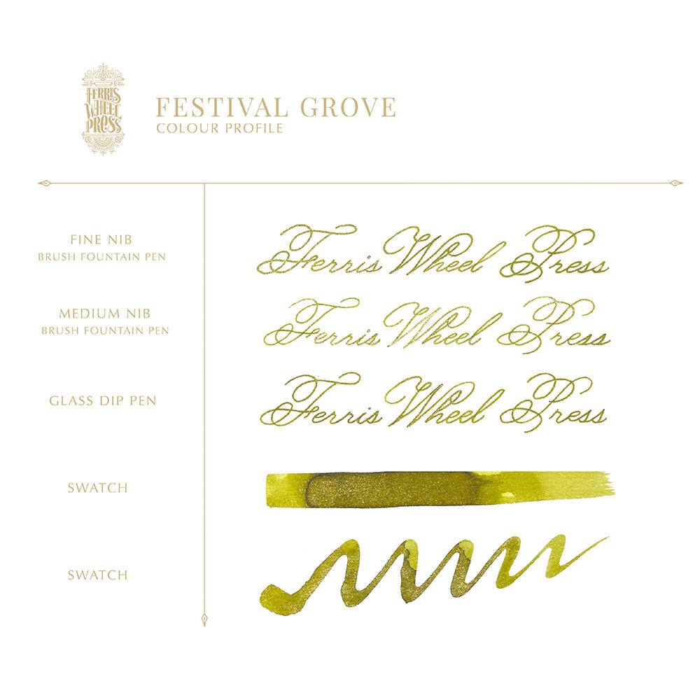 【予約：Ferris Wheel Press】【38ml】Festival Grove　フェリス インク ※10月4日発売日以降順次発送予定