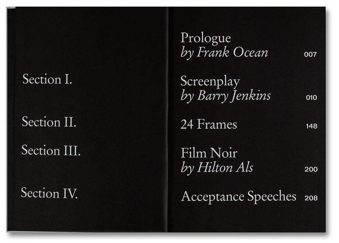 【A24】MOONLIGHT SCREENPLAY BOOK by Barry Jenkins（バリー・ジェンキンス）　映画『ムーンライト』作品集