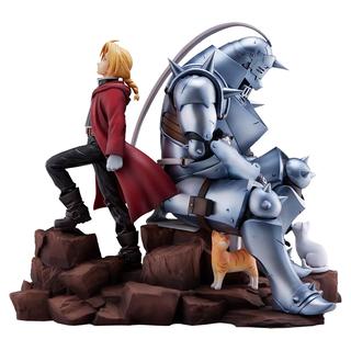 鋼の錬金術師 FULLMETAL ALCHEMIST エドワード・エルリック & アルフォンス・エルリック -兄弟- 全高約250mm ノンスケール PVC製 塗装済み 完成品 フィギュア