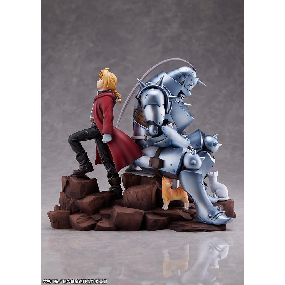 鋼の錬金術師 FULLMETAL ALCHEMIST エドワード・エルリック & アルフォンス・エルリック -兄弟- 全高約250mm ノンスケール PVC製 塗装済み 完成品 フィギュア