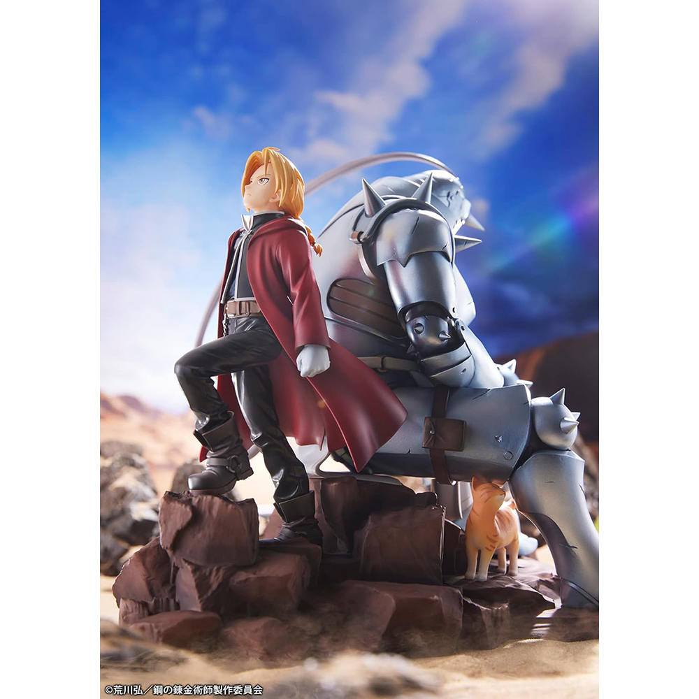 鋼の錬金術師 FULLMETAL ALCHEMIST エドワード・エルリック & アルフォンス・エルリック -兄弟- 全高約250mm ノンスケール PVC製 塗装済み 完成品 フィギュア