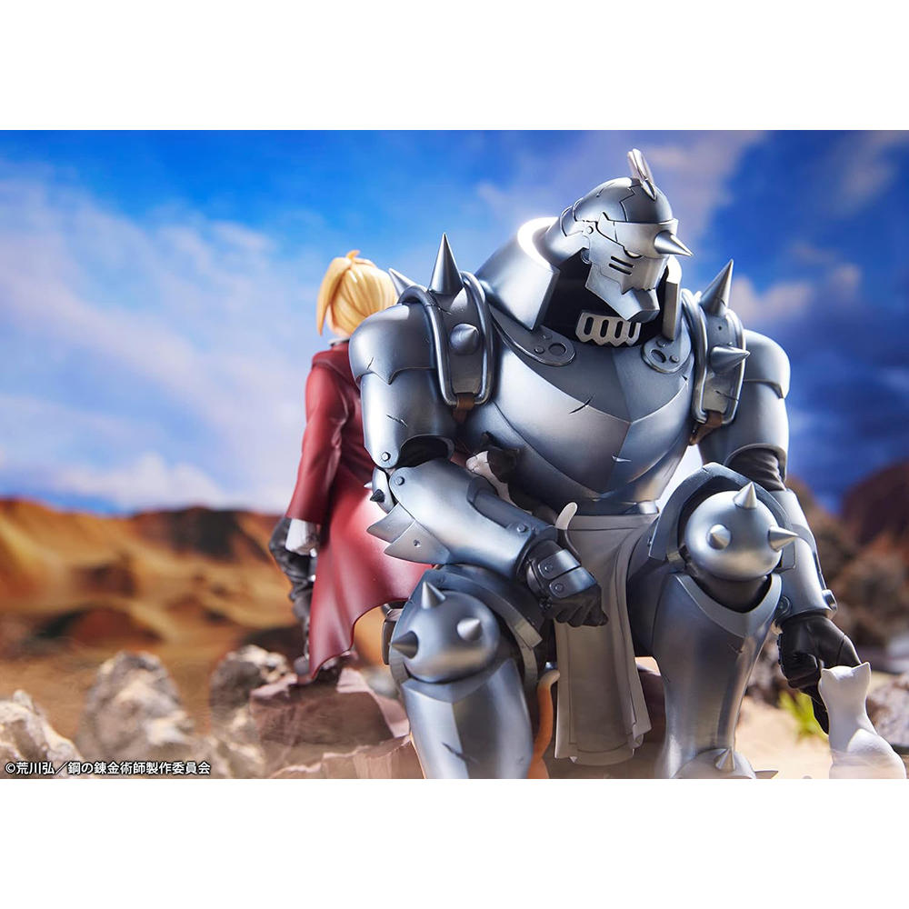 鋼の錬金術師 FULLMETAL ALCHEMIST エドワード・エルリック & アルフォンス・エルリック -兄弟- 全高約250mm ノンスケール PVC製 塗装済み 完成品 フィギュア