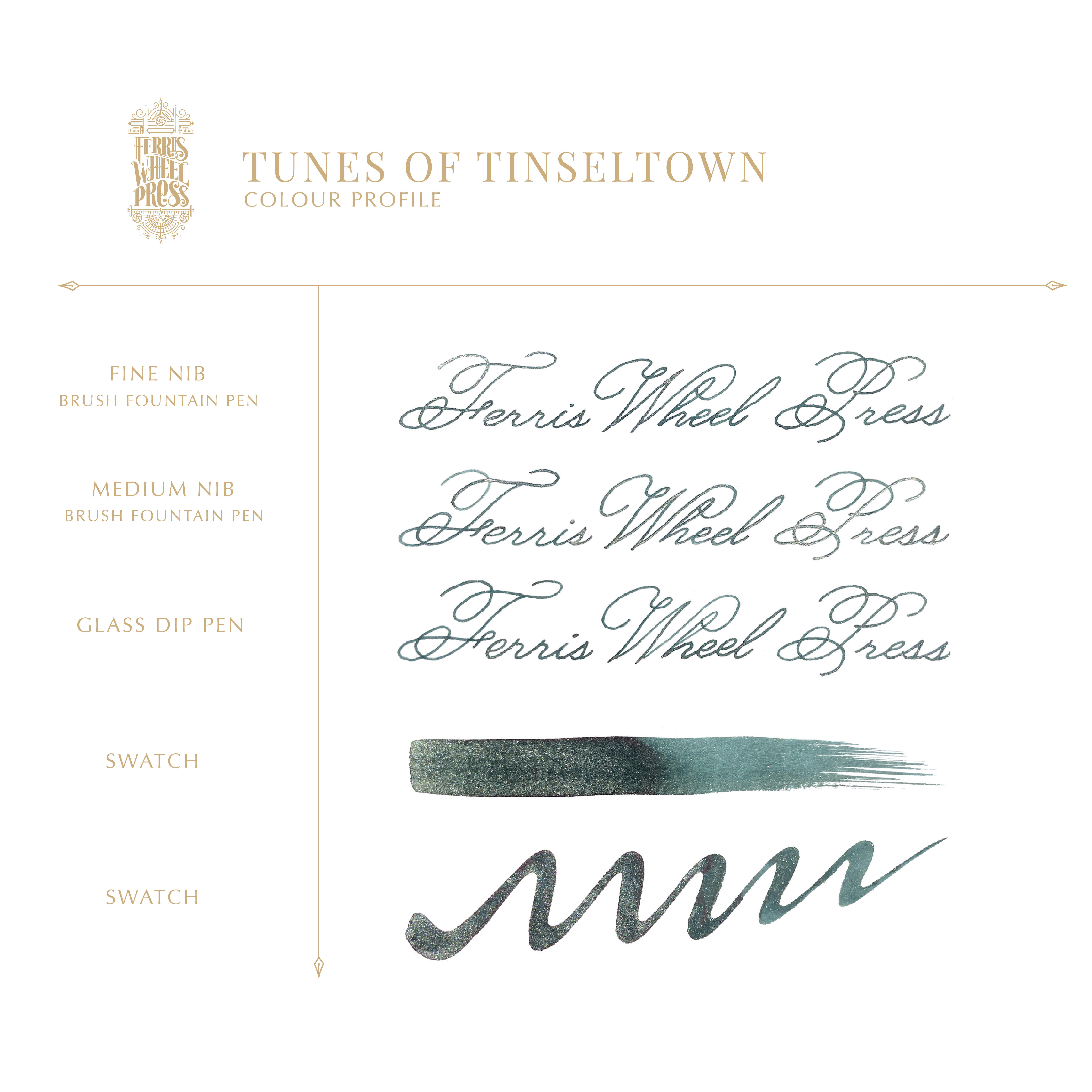 【予約：38ml】Ferris Wheel Press　Tunes of Tinseltown　フェリス インク　※2024年11月上旬以降順次発送予定