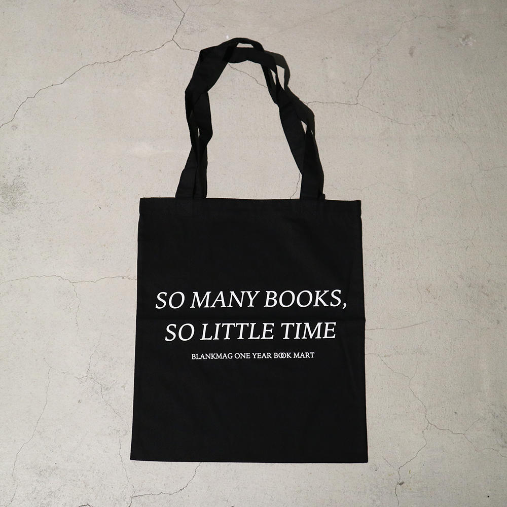 【種類の選択可／ミニトートバッグ】BLANKMAG BOOK MART "SO MANY BOOKS, SO LITTLE TIME" 