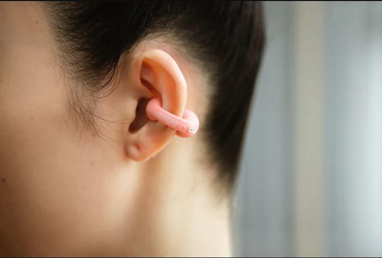 【ambie】 ambie sound earcuffs Flamingo×Beige AM-TW02 アンビー