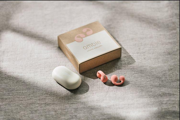 【ambie】 ambie sound earcuffs Flamingo×Beige AM-TW02 アンビー