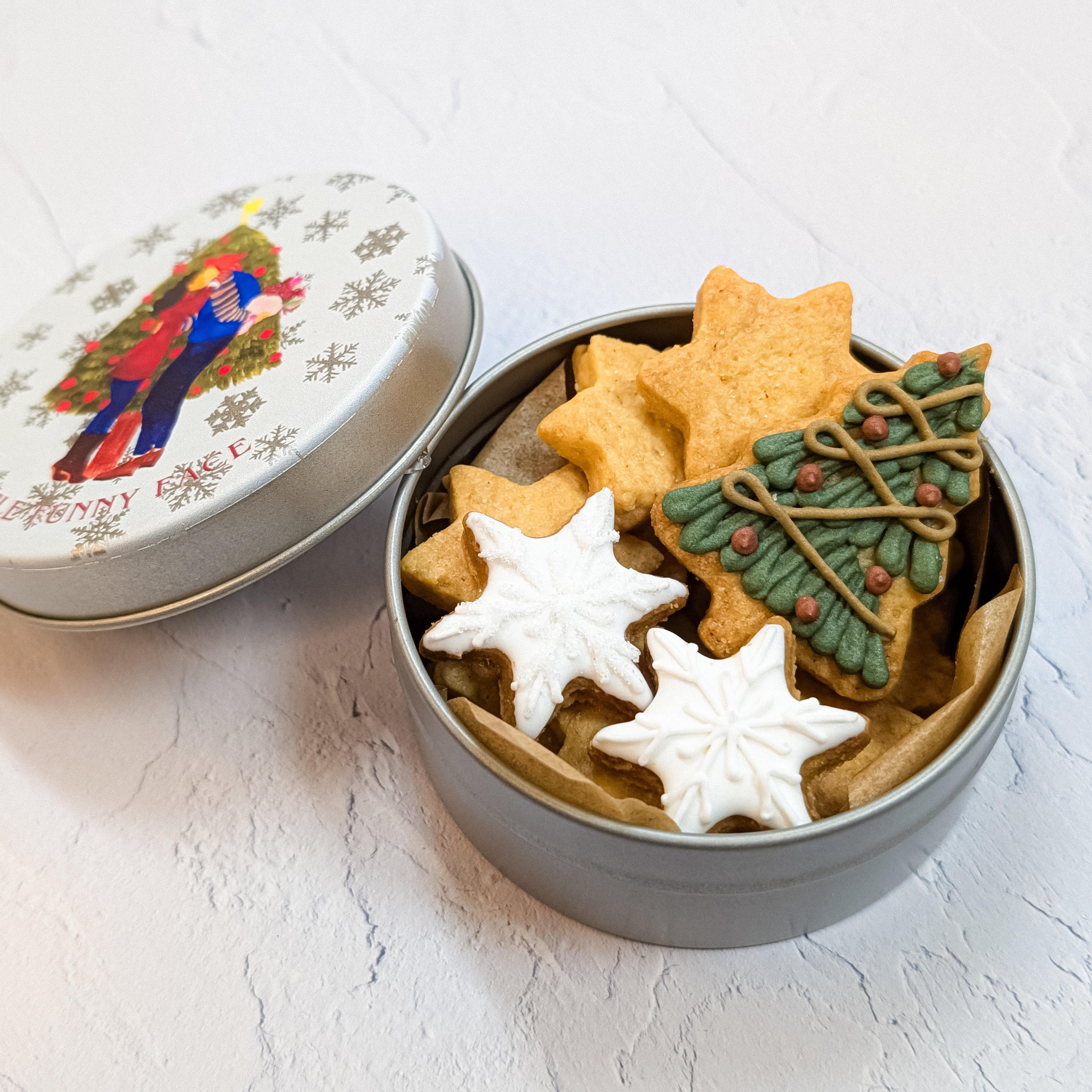 LITTLE FUNNY FACE × COOKIE MAGIC Cookie Can【Tree】【Christmas 2024】LITTLE FUNNY FACE HOLIDAY GIFT SHOP