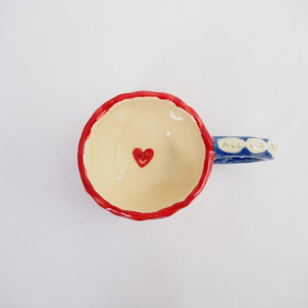 【ウェイシュエン】カップ「All We Need is Love Cup」