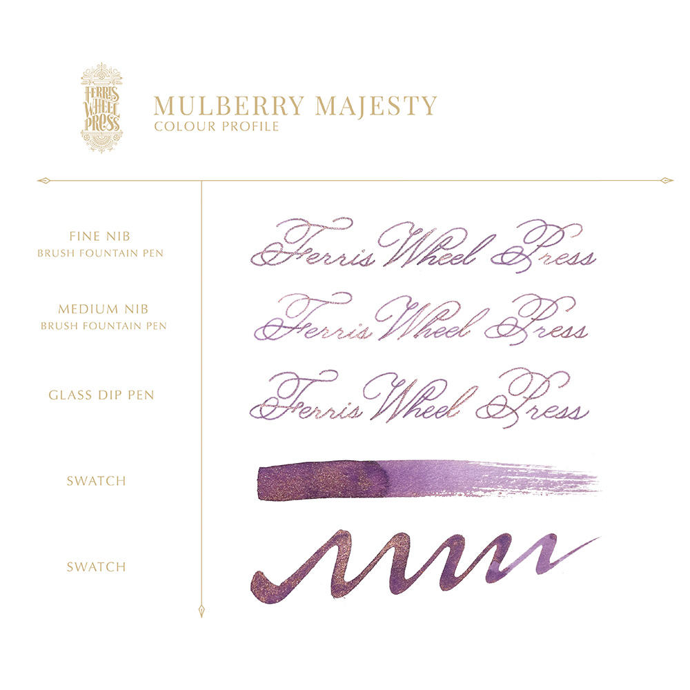 【38ml】 Ferris Wheel Press　Mulberry Majesty　フェリス インク