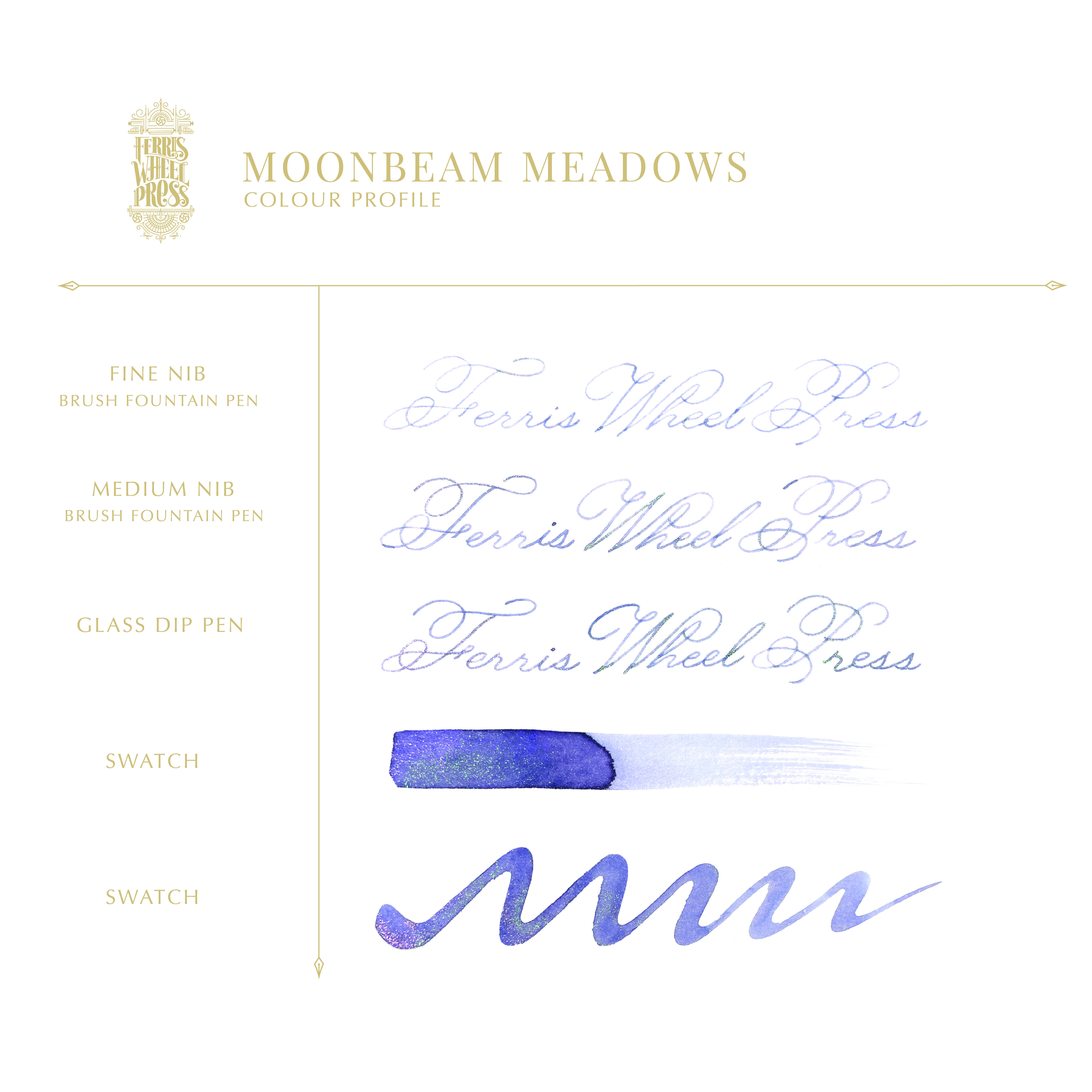 【予約：20ml】Ferris Wheel Press　Moonbeam Meadows　フェリス インク　※2025年1月上旬以降発送予定