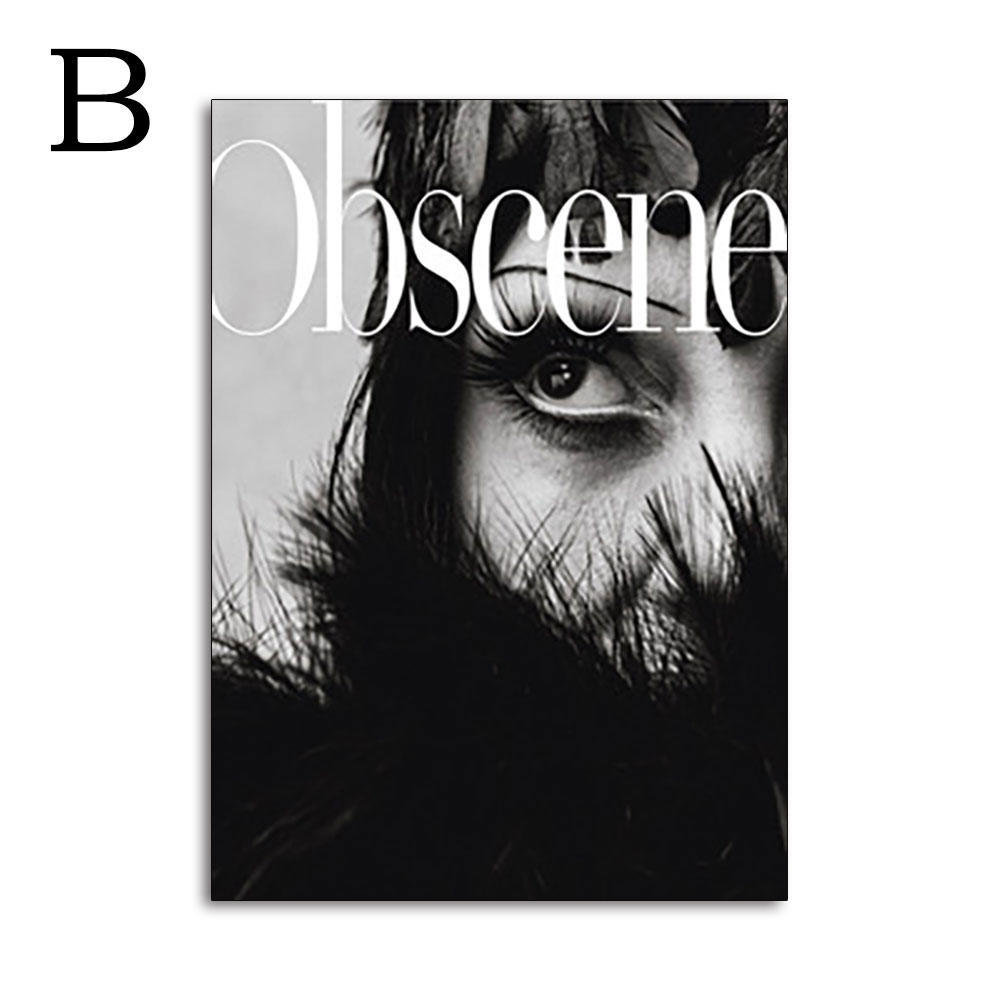 【ポスターカバー／2種類から選択】obscene magazin