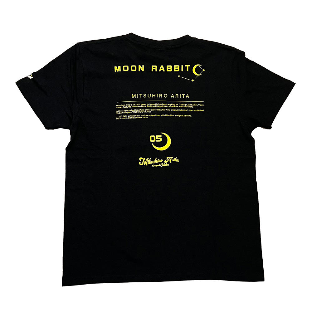 有田満弘デザインTシャツ【MoonRabbit】