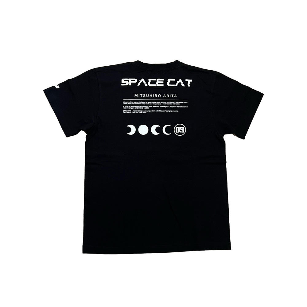 有田満弘デザインTシャツ【SpaceCat】