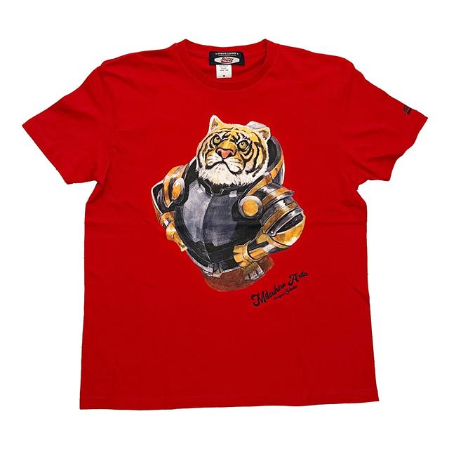 有田満弘デザインTシャツ【TigerinMechArmor】