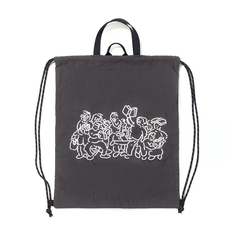 【色の選択可／Same Paper】Art Book Fair Double-Sided Knapsack Feat. CW Moss ナップザック