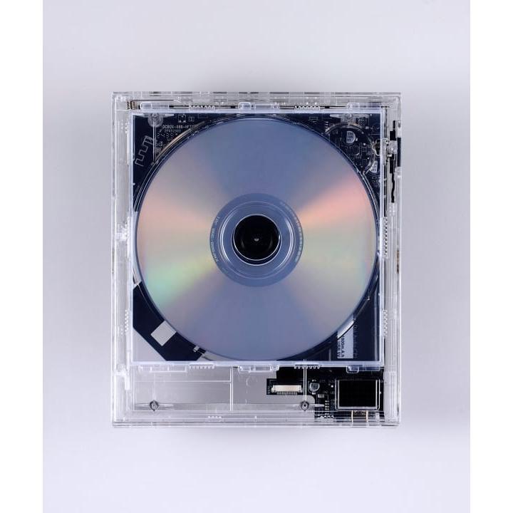 【壁掛けアクセサリー別売】km5 CP1 Instant Disk Audioo(インスタントディスク オーディオ）CDプレーヤー Clear（クリア）